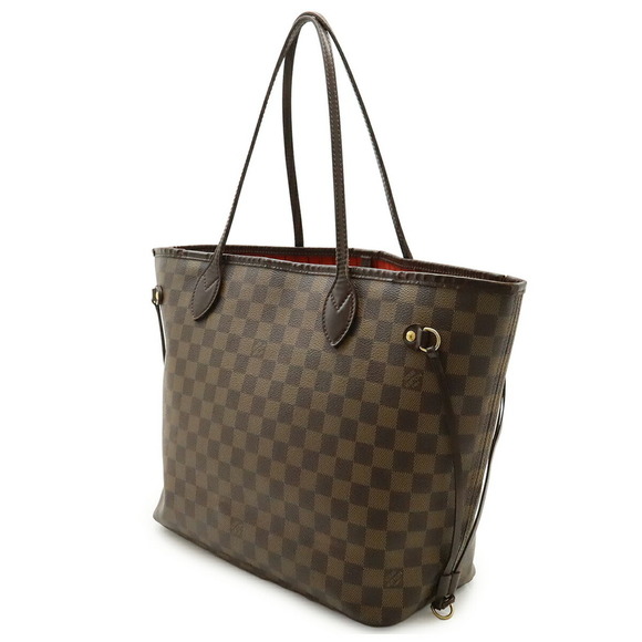 LOUIS VUITTON Brown Damier Neverfull MM Shoulder Bag - Picture 3 of 10